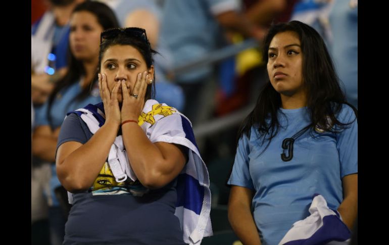 En el pasado juego entre México y Uruguay, la organización se equivocó con el himno 'charrúa'. AFP / D. Emmert