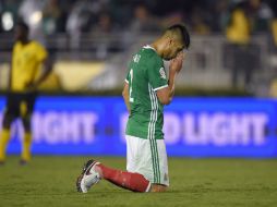 ''Nos equivocamos, bueno, yo me equivoqué en jugadas puntuales'', admite Néstor Araujo. AP / M. Terrill