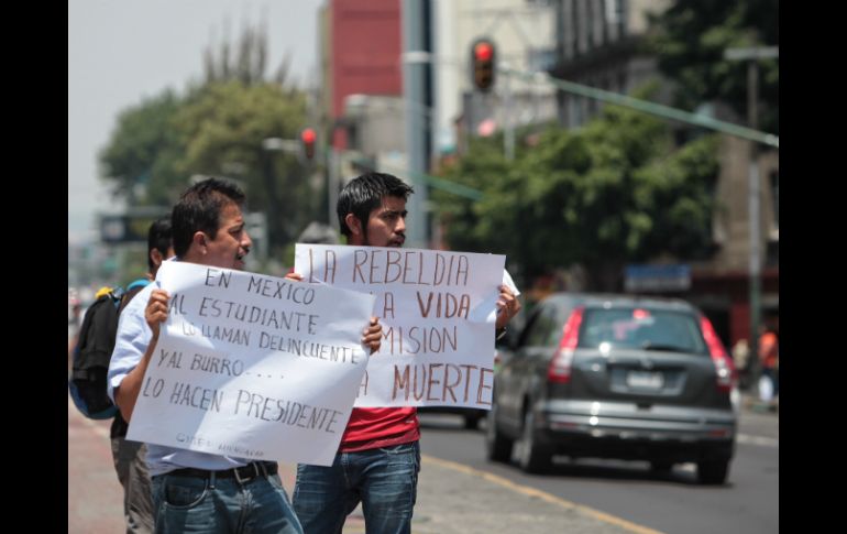 Maestros de la CNTE se mantienen en paro en oposición a la reforma educativa. EFE / ARCHIVO