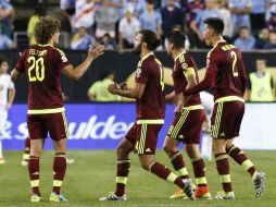 Tanto México como Venezuela suman seis unidades, el primero en la cima del sector por su mejor diferencia de goles. EFE / K. Betancur