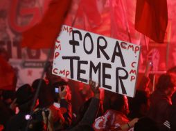 En el Museo de Arte de Sao Paulo se reunieron unos 100 mil manifestantes. AP / A. Penner