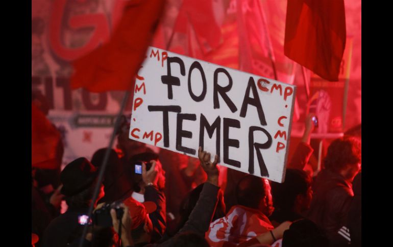 En el Museo de Arte de Sao Paulo se reunieron unos 100 mil manifestantes. AP / A. Penner