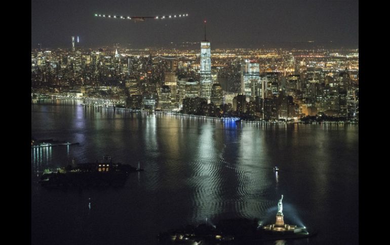 El Solar Impulse recorrió unos 129 kilómetros sin ningún tipo de carburante. AP / J. Revillard