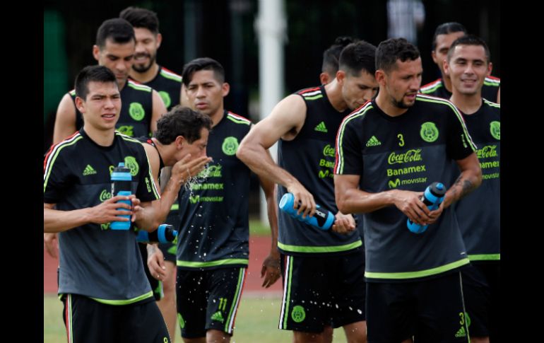 Los jugadores tuvieron entrenamiento la mañana de este sábado. EFE / J. Cárdenas