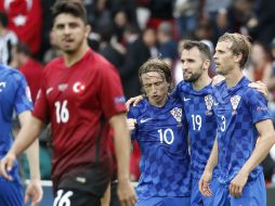 Con la anotación de Luka Modric, Croacia lidera el grupo D. EFE / I. Langssdon