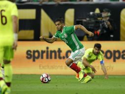 México llega a 22 partidos sin conocer la derrota pero deben seguir trabajando por la Copa América Centenario. EFE / A.M. Sprecher