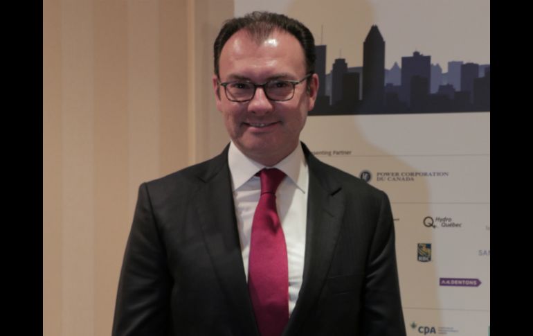 Videgaray resaltó que las reformas estructurales han propiciado una mayor competitividad. NTX / ARCHIVO