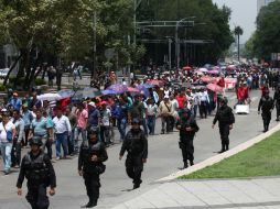 La alianza avanzará hacia otra movilización para el próximo viernes. EFE / ARCHIVO