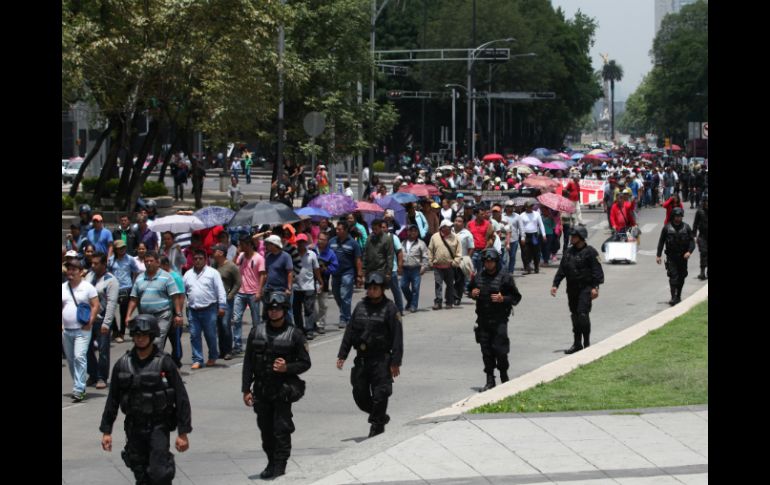 La alianza avanzará hacia otra movilización para el próximo viernes. EFE / ARCHIVO