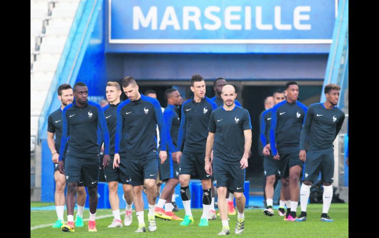 El entrenador Didier Deschamps expresó que la victoria pasada ante Rumania le da a Francia confianza para su juego ante Albania. EFE /