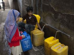 Advierten sobre la escasez de agua, alimentos y servicios sanitarios en la región. EFE /