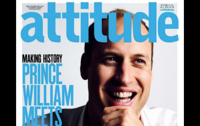 El duque alaba el trabajo de revistas como 'Attitude' por 'dar esperanza a todas las personas que sufren acoso'. TWITTER / @AttitudeMag