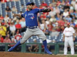 Estrada permitió dos carreras y cuatro imparables con cinco ponches en seis innings y dos tercios. AP / M. Slocum