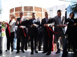 El titular de la Fiscalía, Eduardo Almaguer acudió a la inauguración de las instalaciones. ESPECIAL / Fiscalía del Estado