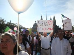 Los integrantes de grupos conservadores señalaron estar contra la iniciativa presidencial. EL INFORMADOR / ARCHIVO