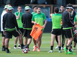 El equipo entrena en San José antes de su encuentro ante Chile. NTX / I. Hernández