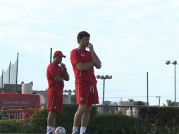 El técnico de los escarlatas Hernán Cristante, indica que el equipo poco a poco ha ido tomando confianza. ESPECIAL /  Diablosrojos.tv