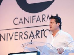 Aristóteles acudió a la clausura de la XXV Convención de la Industria Farmacéutica. ESPECIAL / Aristóteles Sandoval