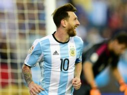 Messi anotó el gol 54 este sábado ante Venezuela. AFP / A. Estrella