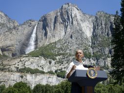 Obama lamentó casos como el secado de las praderas del parque Yosemite. AP / C. Kohlruss