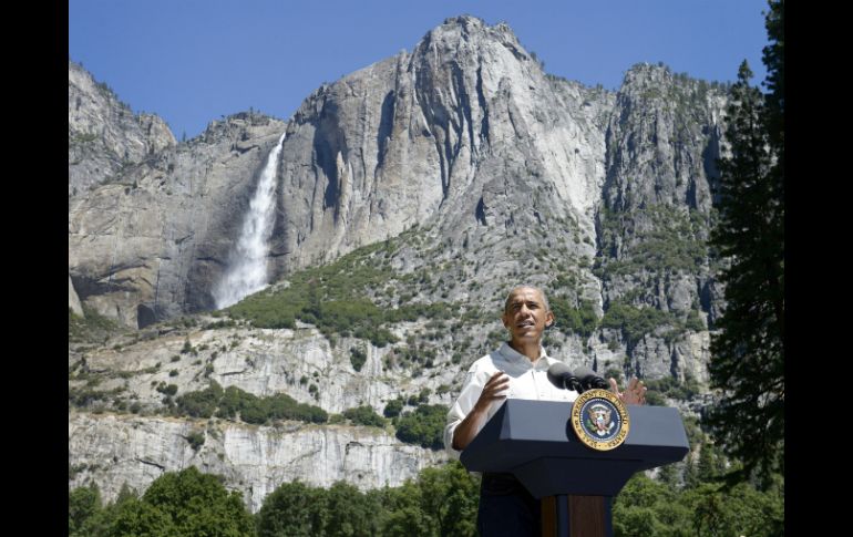 Obama lamentó casos como el secado de las praderas del parque Yosemite. AP / C. Kohlruss