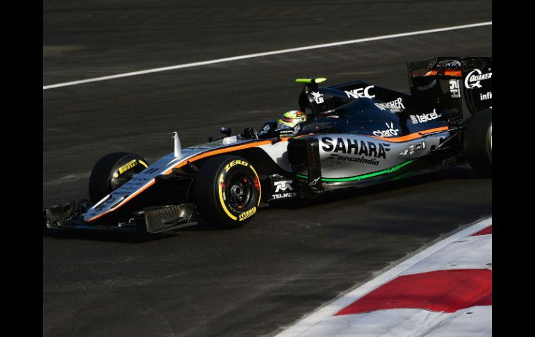 Sergio Pérez firma su segundo podio de la actual temporada de la F1; se coloca en octavo lugar del campeonato. AFP / A. Isakovic