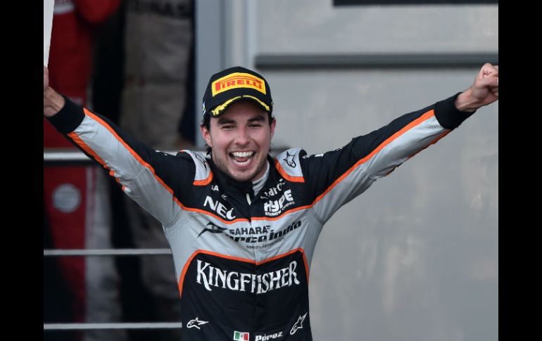 Este 2016, 'Checo' Pérez ya cuenta con dos terceros puestos. AFP / A. Isakovic