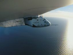 El Solar Impulse 2 inició su vuelo el lunes en Nueva York y se calcula que tardará entre 90 y 110 horas en llegar a Sevilla. AFP / Solar Impulse 2