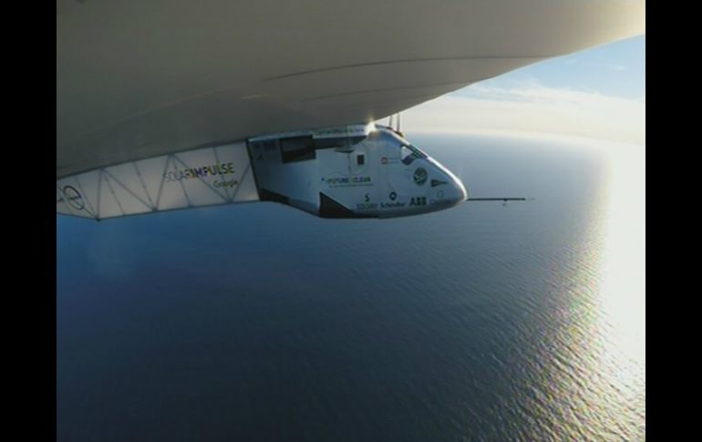 El Solar Impulse 2 inició su vuelo el lunes en Nueva York y se calcula que tardará entre 90 y 110 horas en llegar a Sevilla. AFP / Solar Impulse 2