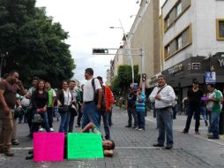 Los manifestantes no están dispuestos a esperar hasta el próximo lunes, porque ya les han dado muchas largas. EL INFORMADOR / L. Fonseca