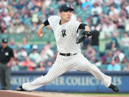 Masahiro Tanaka. El abridor de los Yankees tuvo una buena labor al permitir siete imparables y tres carreras en seis innings. AP / F. Franklin