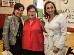 Rosario Robles y Claudia Ruiz realizaron trabajo conjunto en Phoenix, Arizona. ESPECIAL /