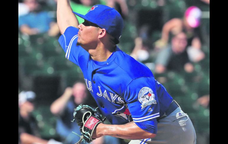 Roberto Osuna. El pitcher mexicano llegó a 15 salvamentos en la temporada a favor de Toronto. AFP /