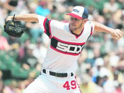 Chris Sale. El abridor de los Medias Blancas trabajó a lo largo de ocho entradas. AP /  N. Huh