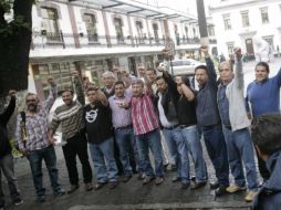 Los miembros de la CNTE continúan en mesa de diálogo con Osorio Chong. SUN / I. Stephens