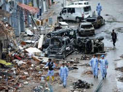 La explosión provocó daños a la calle, a oficinas y a viviendas cercanas. AFP / ARCHIVO