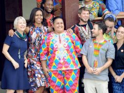 Michelle Obama realiza una gira en algunos países africanos para promover su campaña “Let Girls Learn”. AFP / Z. Dosso