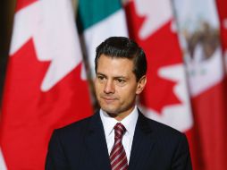 Peña Nieto lamenta que las protestas en México, y particularmente en el estado de Oaxaca, vayan más allá de la inconformidad. AFP / C. Roussakis