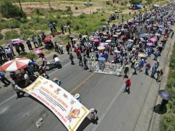 La comisión de pobladores de Nochixtlán ya se encontraban camino a la Ciudad de México. SUN / ARCHIVO