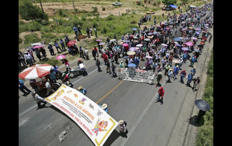 La comisión de pobladores de Nochixtlán ya se encontraban camino a la Ciudad de México. SUN / ARCHIVO