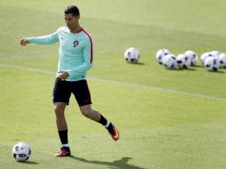 Cristiano Ronaldo lleva dos goles en cuatro partidos, pero está lejos de lo que se esperaba de él. AP / M. Sohn