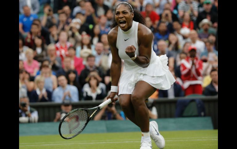 Serena William se enfrentará contra la alemana Annika Beck en la tercera ronda de Wimbledon 2016. AFP / A. Dennis