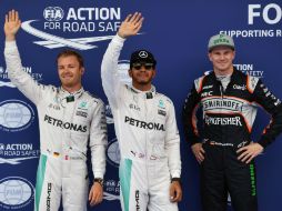 El británico, que no conoce la victoria en Austria, completa la lista junto a Nico Rosberg y Nico Hülkenberg. AFP / A. Isakovic