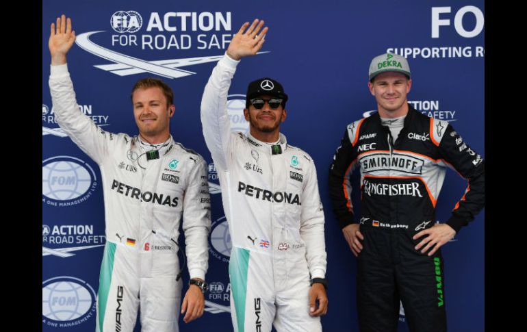 El británico, que no conoce la victoria en Austria, completa la lista junto a Nico Rosberg y Nico Hülkenberg. AFP / A. Isakovic