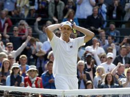 Sam Querrey puso fin a la racha de Djokovic de 30 victorias consecutivas en torneos de Grand Slam. AP / A. Grant