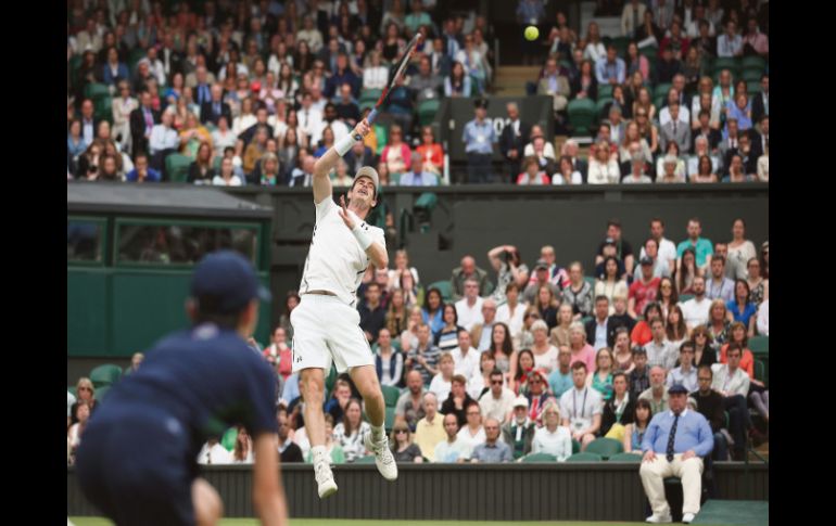 Andy Murray. El británico, segundo favorito del torneo, se encuentra a una sola victoria de las 50 en Wimbledon. AFP /