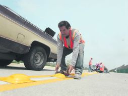 Acondicionamiento. El municipio colocó divisores de carril y reductores de velocidad. EL INFORMADOR / F. Atilano