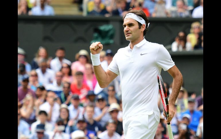 El tenista suizo busca su título número 18 de Grand Slam, el octavo en el torneo de Londres. AFP / L. Neal