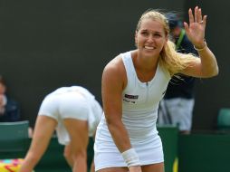 Cibulkova, número 18, le ganó a la tercera favorita, Radwanska, por 6-3, 5-7 y 9-7 en tres horas. AFP / G. Kirk