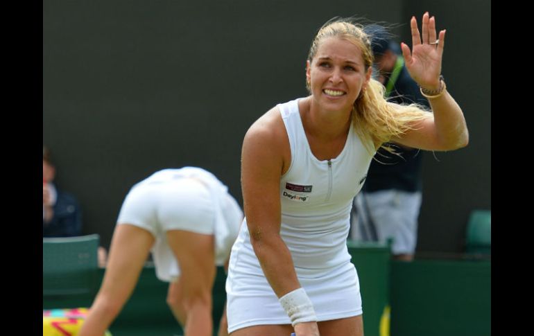 Cibulkova, número 18, le ganó a la tercera favorita, Radwanska, por 6-3, 5-7 y 9-7 en tres horas. AFP / G. Kirk